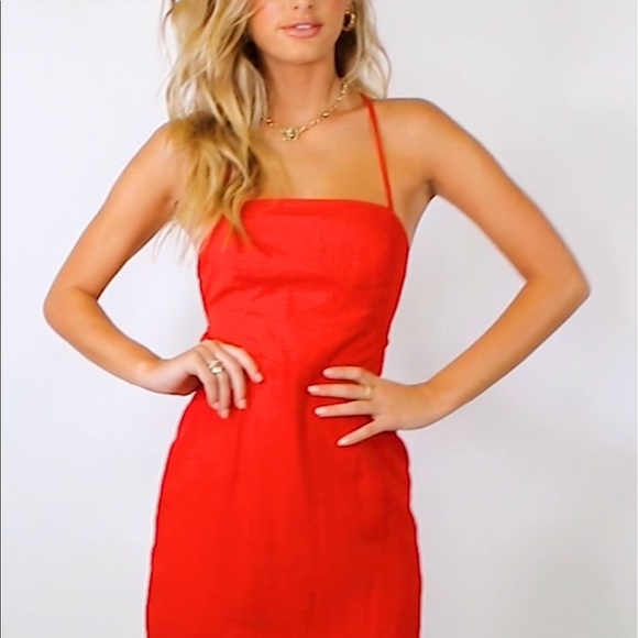 Red Princess Polly Dress - Picture 3 of 3